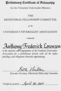Fellowship Certificate